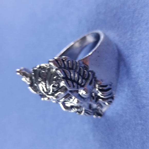 Thor Greek Mythology Heavy Metal Skull Gothic Biker Punk Ring Hip Hop Medieval - Picture 3 of 4